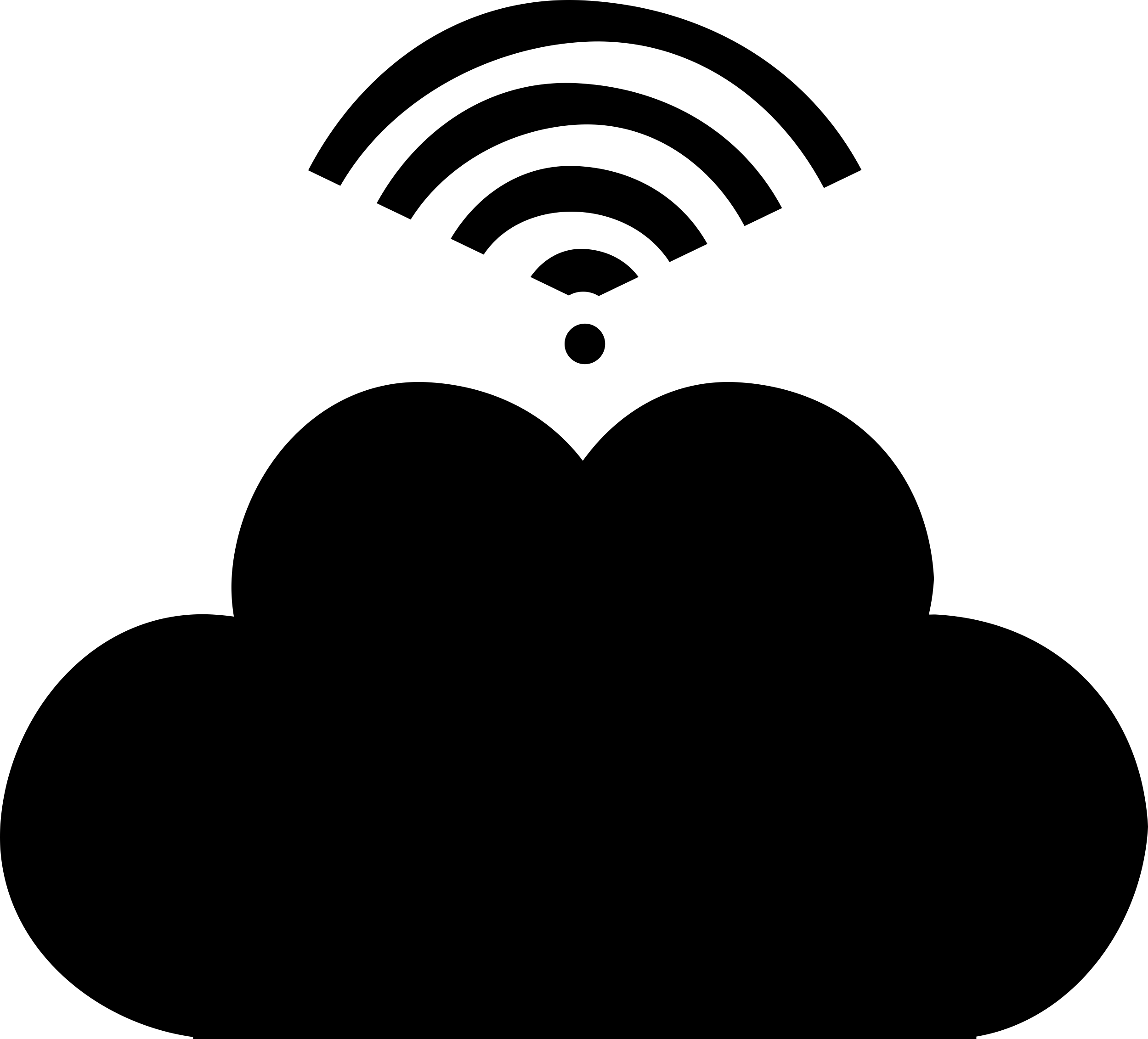 Cloud Signal Interface Symbol Stencil Svg Vector Free Vectors